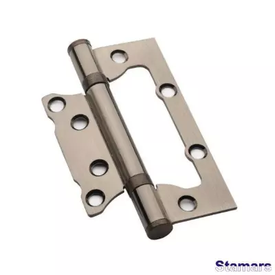 Nefrēzētas durvju eņģes 63 mm bronza