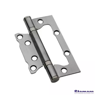 Nefrēzētas durvju eņģes 63 mm matēts hroms