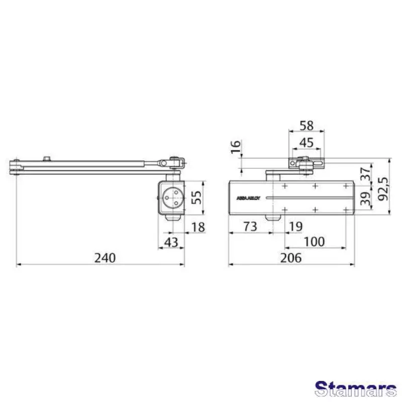 Durvju Aizvērējs DC140