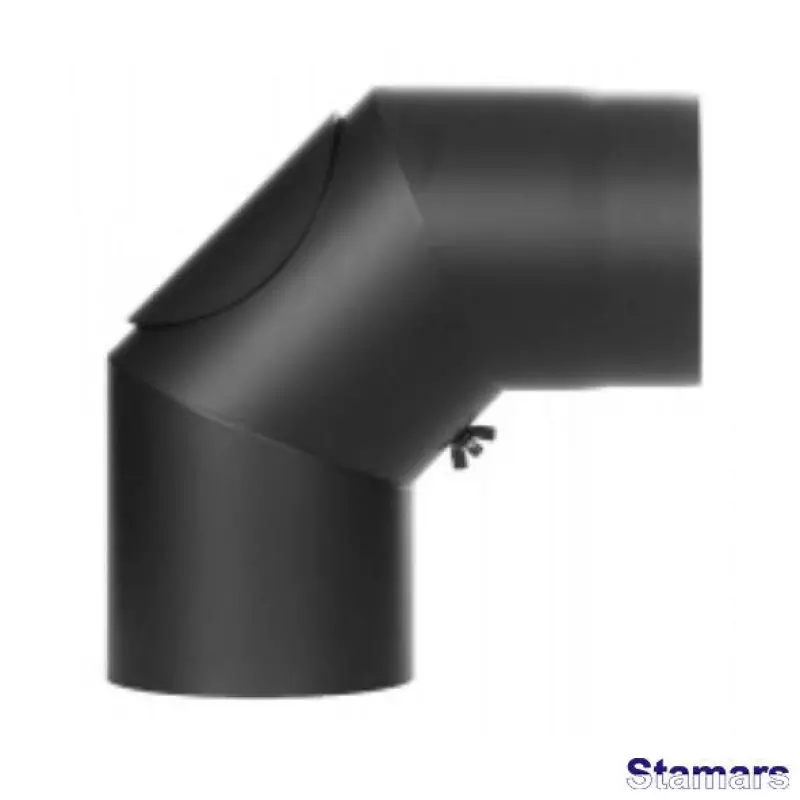 Līkums Ar Revīziju 90*, Melns