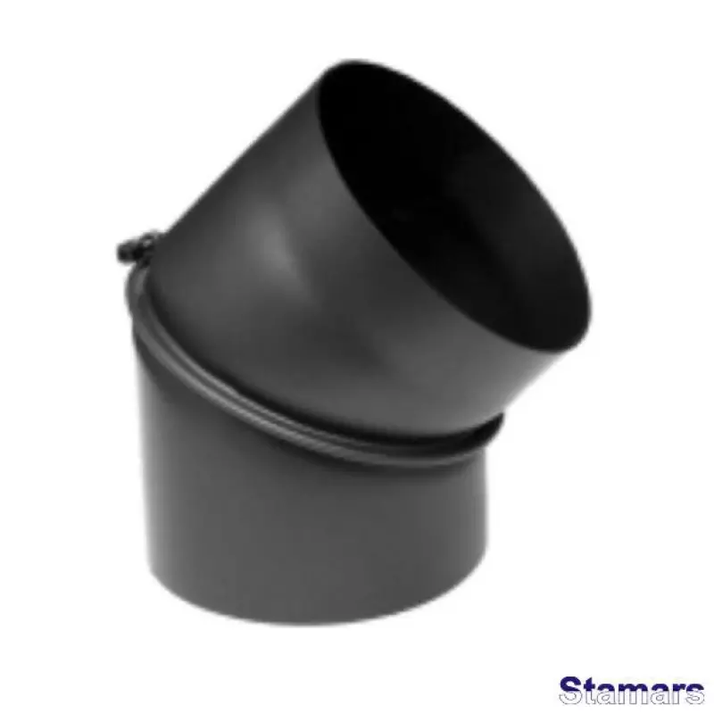 Regulējams Līkums Bez Revīzijas, 45* Melns