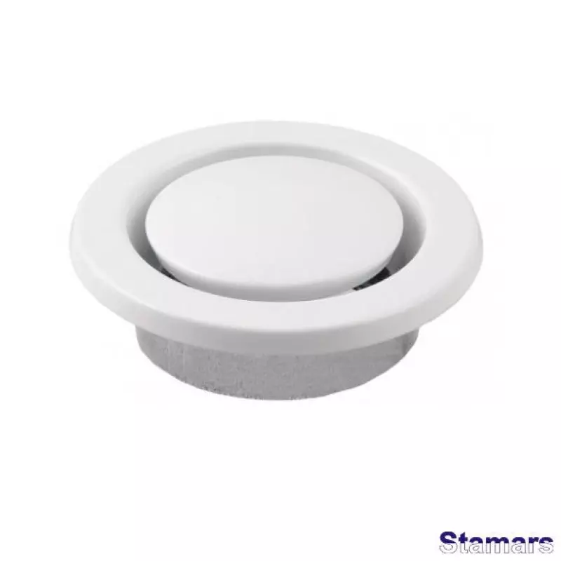 Ventilācijas vārsts AW125 balts