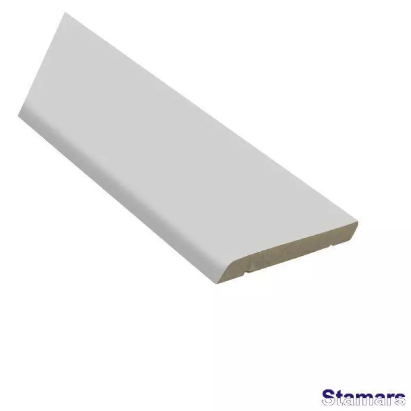 Durvju apmale MDF Pelēkais pastelis kantainā PP Premium