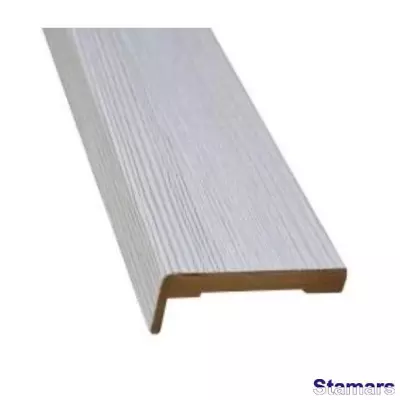 Durvju apmales daļa MDF Sniegots ozols teleskopiskā EKOfinierējums