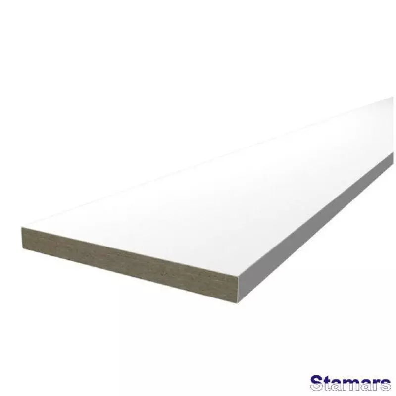 Durvju portālu komplekts  MDF Balts Lamināts