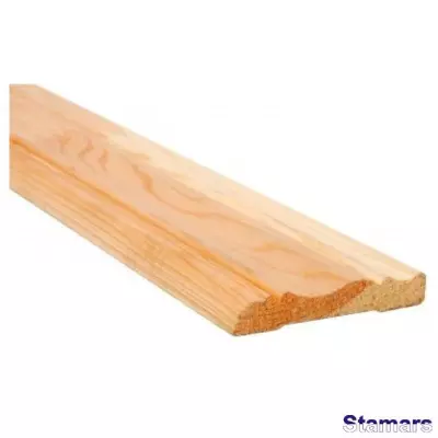 Durvju apmale koka nekrāsota priede frezēta