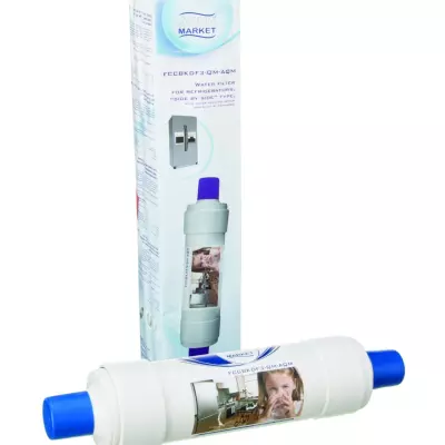 Ūdens filtru kārtridžs SIDE-BY-SIDE tipa ledusskapjiem In-line FCCBKDF3-QM-AQM sērijas Aquafilter