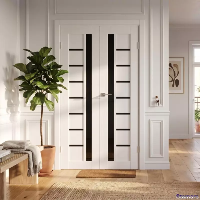 Durvis Arkadia Balts BLK PVC deluxe