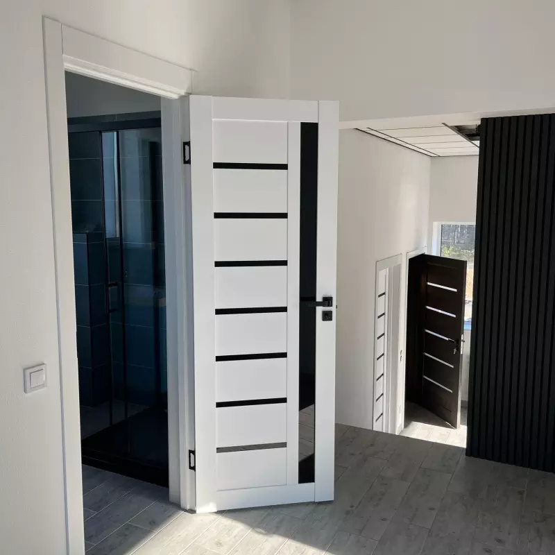 Durvis Arkadia Balts BLK PVC deluxe