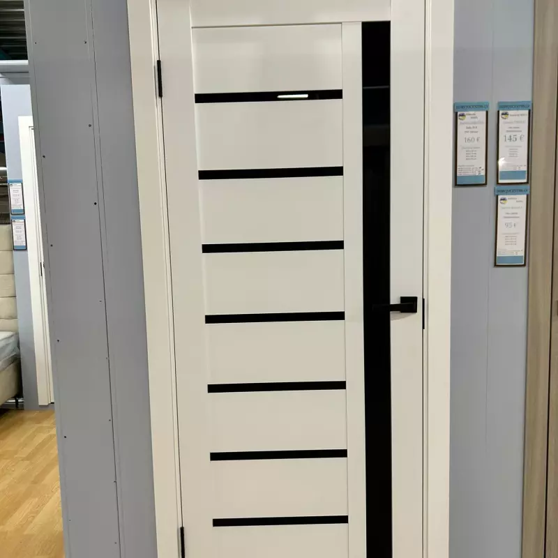 Durvis Arkadia Balts BLK PVC deluxe