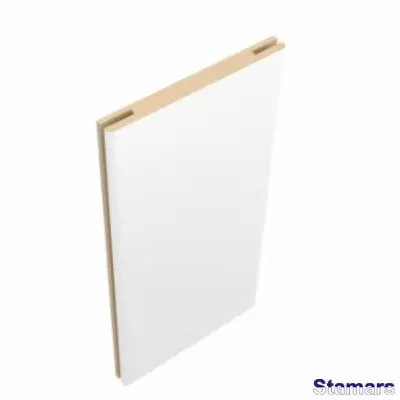 Durvju portāls MDF Balts Teleskopiskais PVC Deluxe