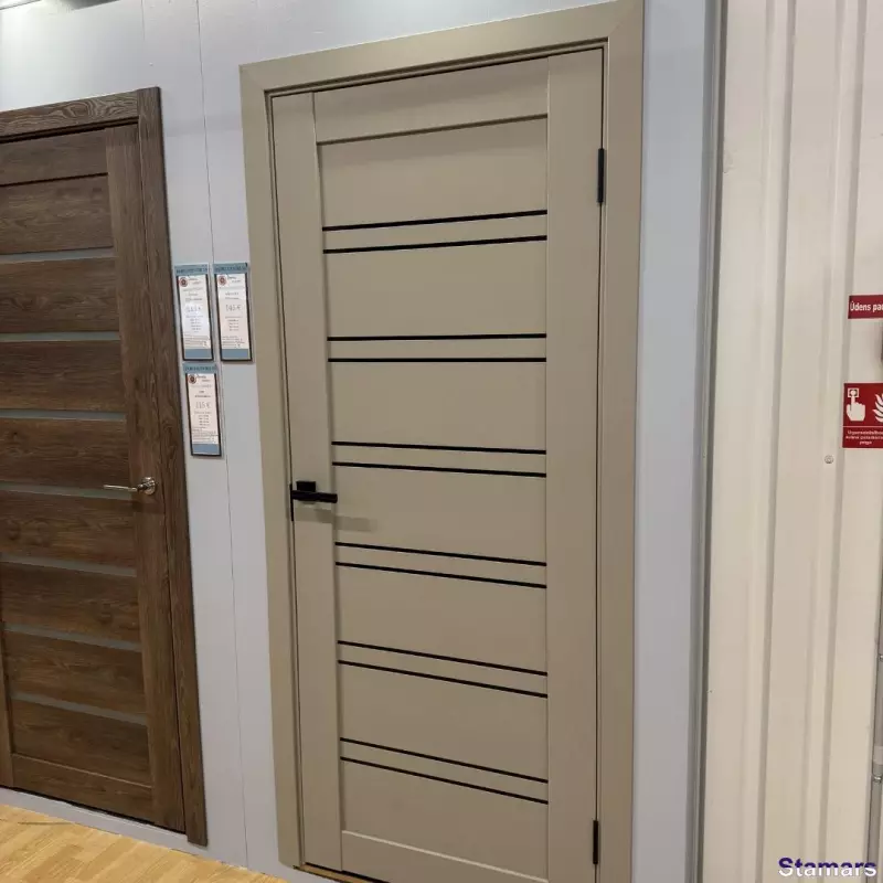 Durvis Dominica BLK Šellgrey PP Premium