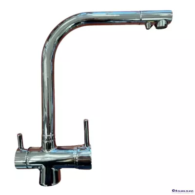 Virtuves maisītājs 3-gaitas, hromēts