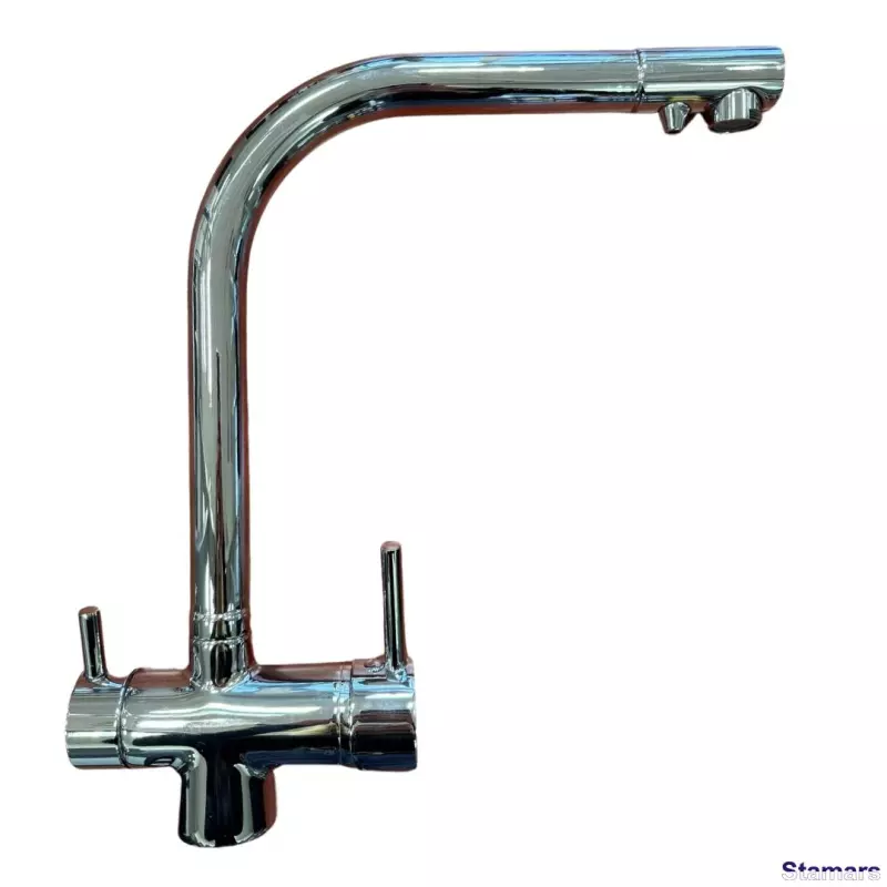 Virtuves maisītājs 3-gaitas, hromēts