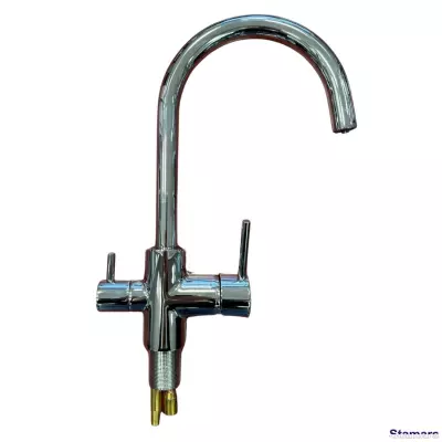 Virtuves maisītājs 3-gaitas, hromēts