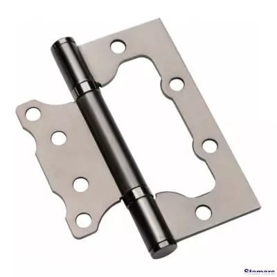 Nefrēzētas durvju eņģes 63 mm grafīts