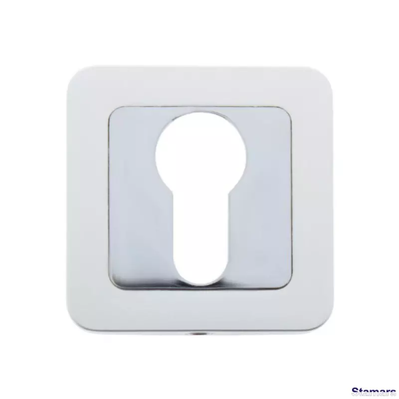 Uzlika PZ, E7, balts/hroms