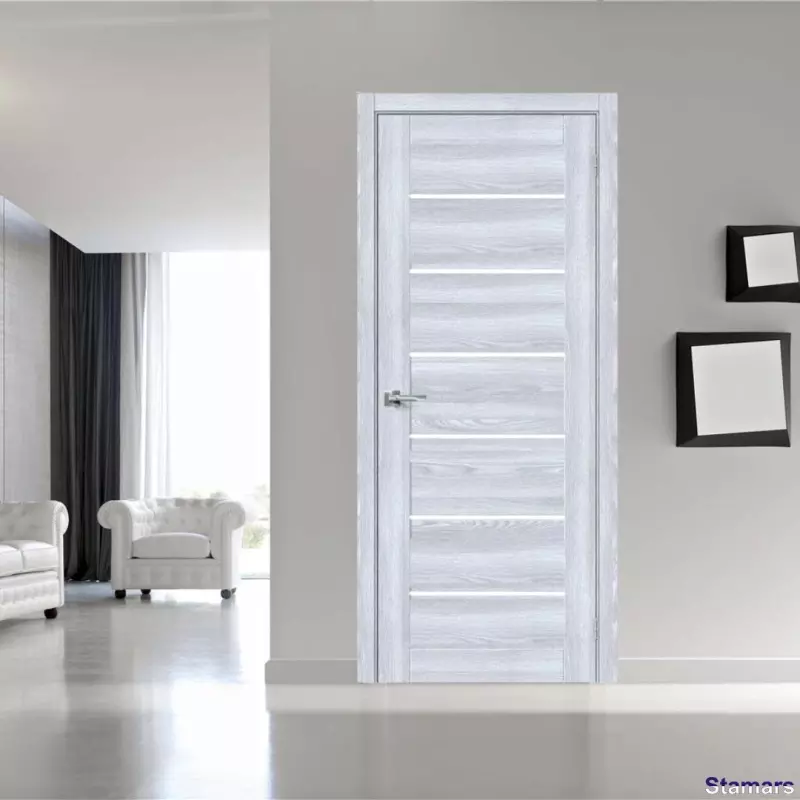 Durvis Silva 01 Pelēks ozols EKOfinierējums