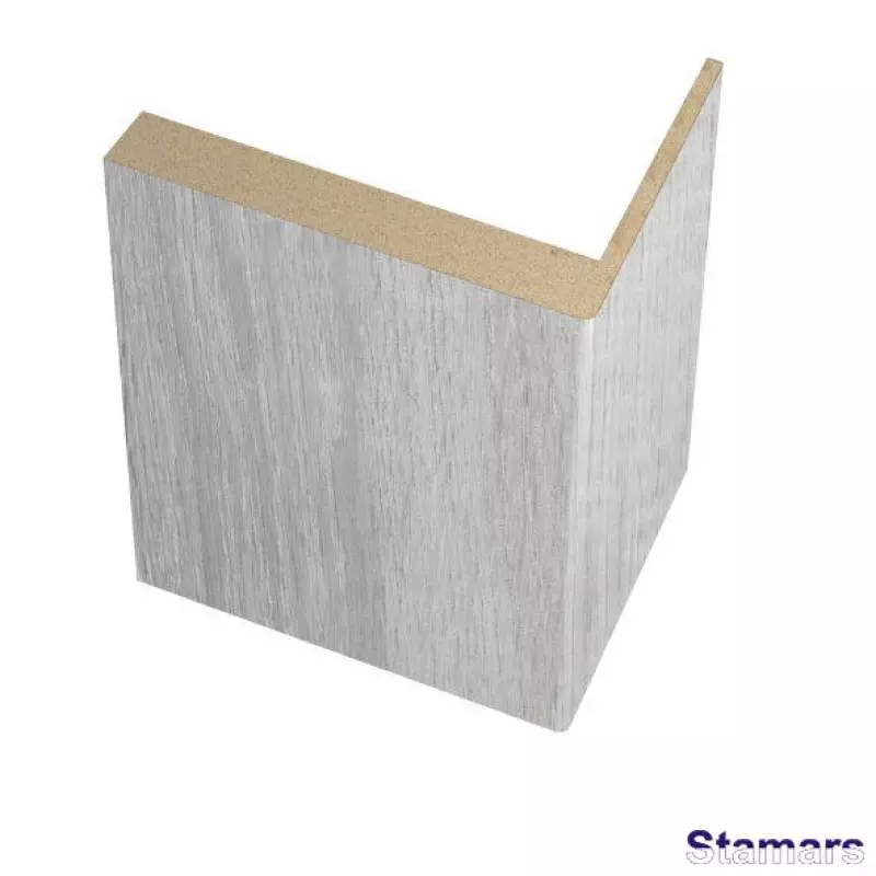 Durvju apmales daļa MDF Pelēks ozols teleskopiskā EKOfinierējums