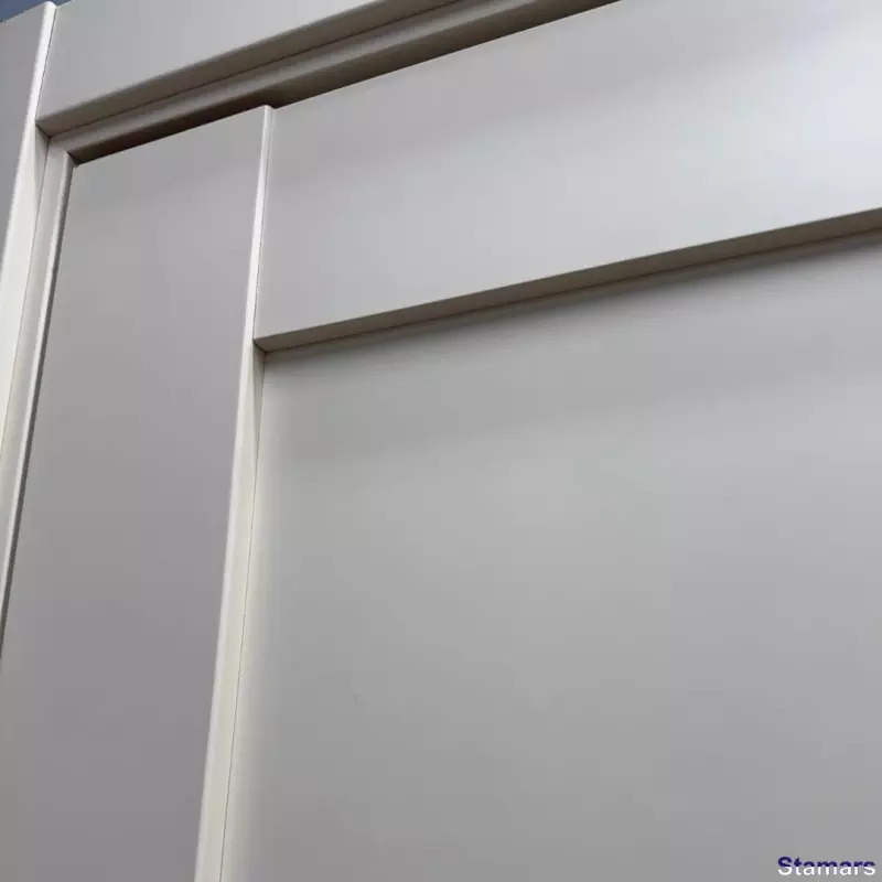 Durvis LUNA Pelēks matēts PVC Deluxe
