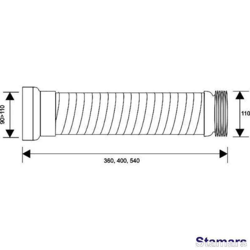 WC gofrēts pieslēgums Wc2