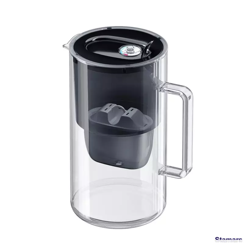 Ūdens filtrēšanas stikla krūze Glass Maxfor+, Melns