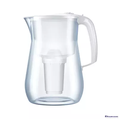 Ūdens filtrēšanas Stikla (Tritan) krūze PROVENCE A5, Balts