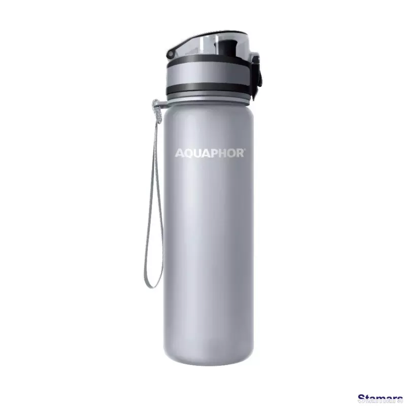 Filtra pudele 500ml City, Pelēks