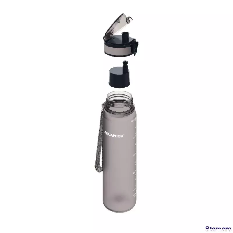 Filtra pudele 500ml City, Pelēks