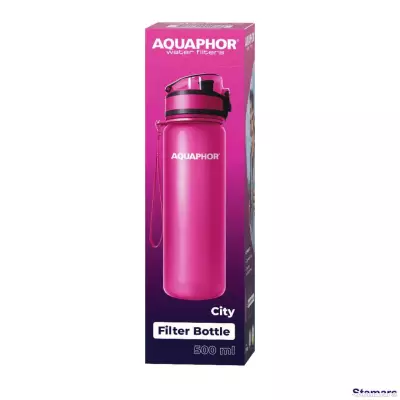 Filtra pudele 500ml City, Roza