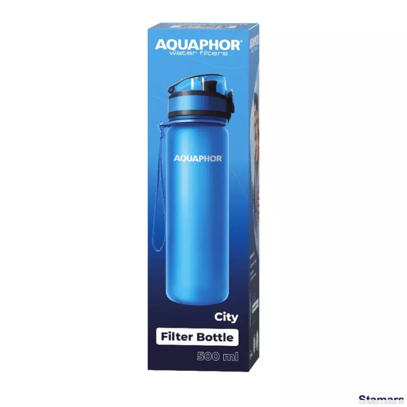 Filtra pudele 500ml City, Zils