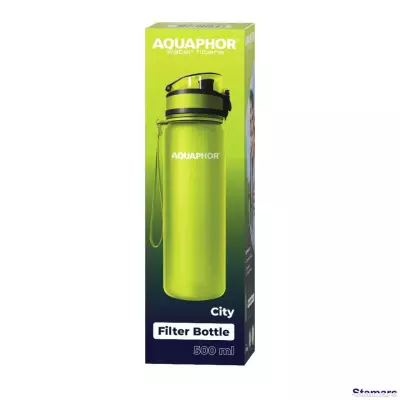 Filtra pudele 500ml City, Zaļš