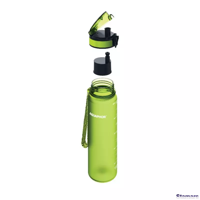 Filtra pudele 500ml City, Zaļš