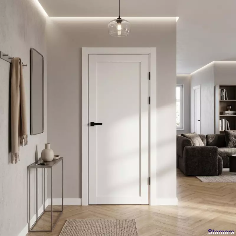 Durvis LUNA Balts soft PVC Deluxe