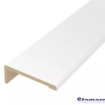Durvju apmales daļa MDF Balts Soft teleskopiskā PVC Deluxe SND