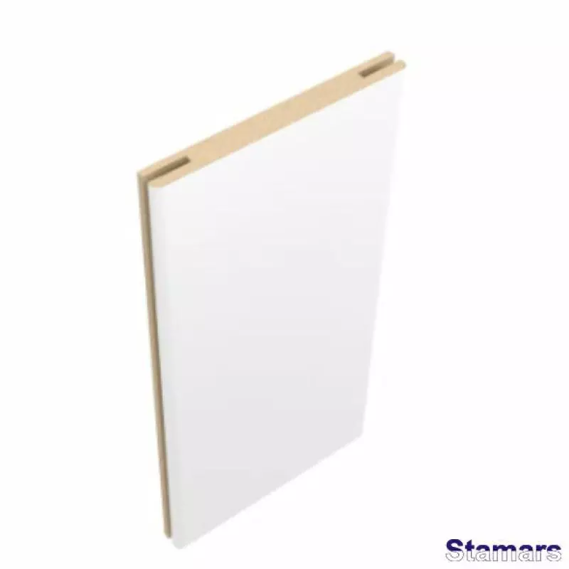 Durvju portāls MDF Balts Soft Teleskopiskais PVC Deluxe