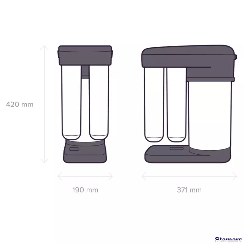 Atgriez.osmozes sistēma ūdens filtrēšanas RO-101S-LE