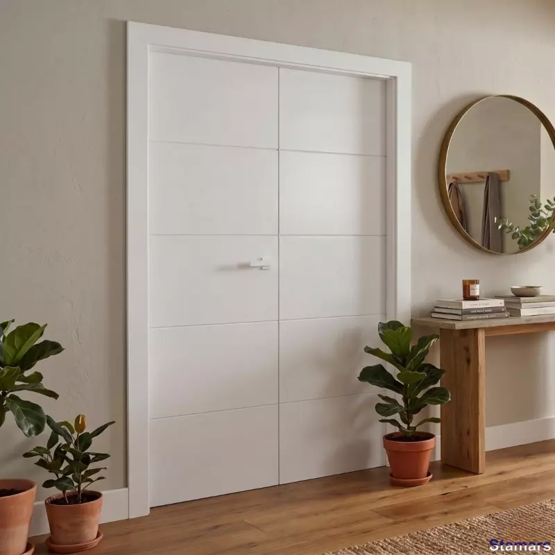 Durvis City line (NEO CLASSIC) Balta emalja