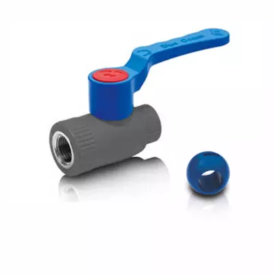 PPR Lodveida ventilis IV (ABS lode) aukstam  ūdenim, garš rokturis