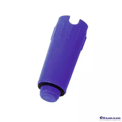 Gala noslēgs plastmasas ĀV zils