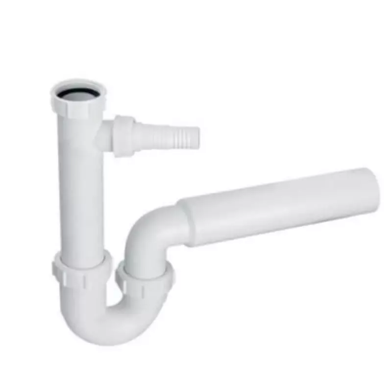 Sifons izlietnei cauruļveida bez ieplūdes