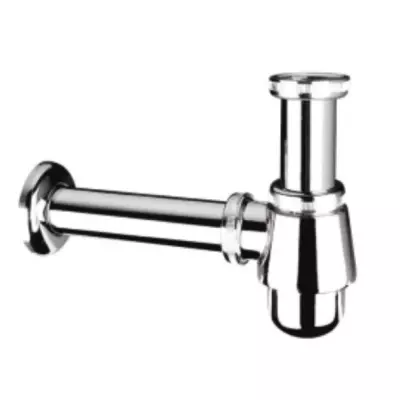 Sifons izlietnei bez ieplūdes, hromēts