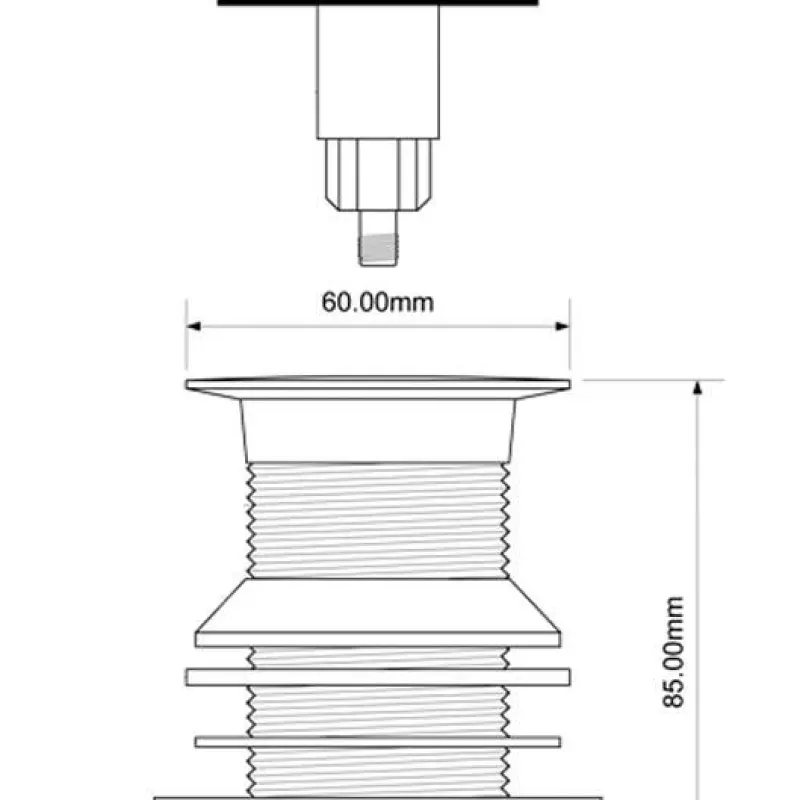 Sifona ieplūde bez pārplūdes  Glasgow “KLIK-KLAK”