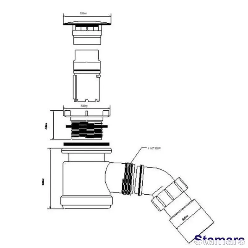 Sifons dušas paliktnim