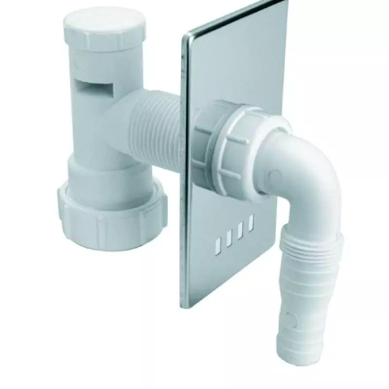 Sifons veļas mašīnai ar gaisa  vārstu, iebūvējams