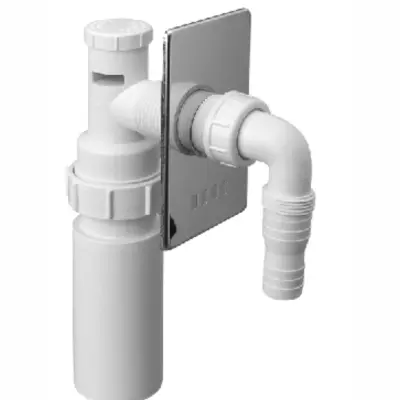 Sifons veļas mašīnai ar  pretvārstu, iebūvējams