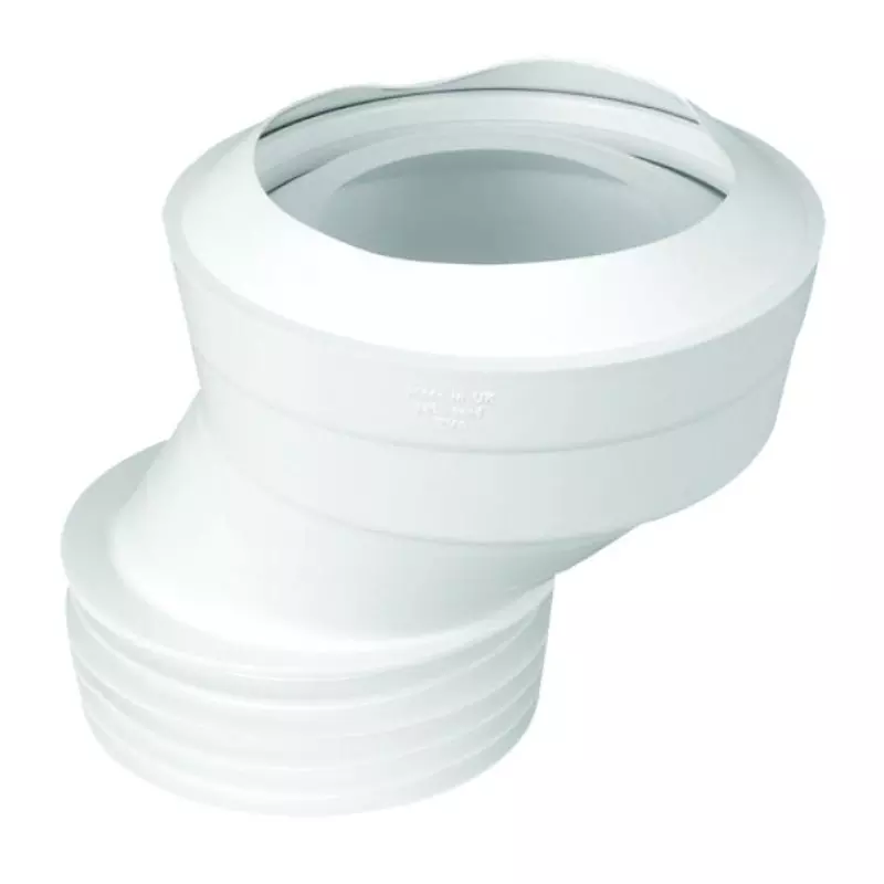 WC pieslēgums elastīgs ar nobīdi 40mm