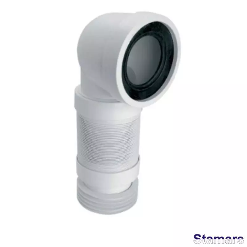 WC pieslēgums 90°