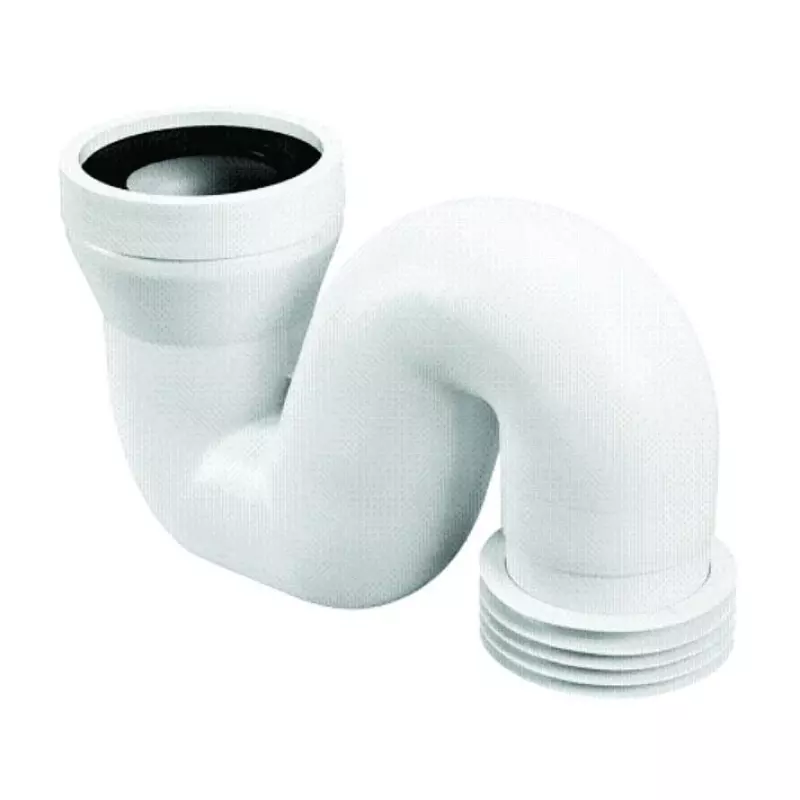 WC pieslēgums 90° S-formas