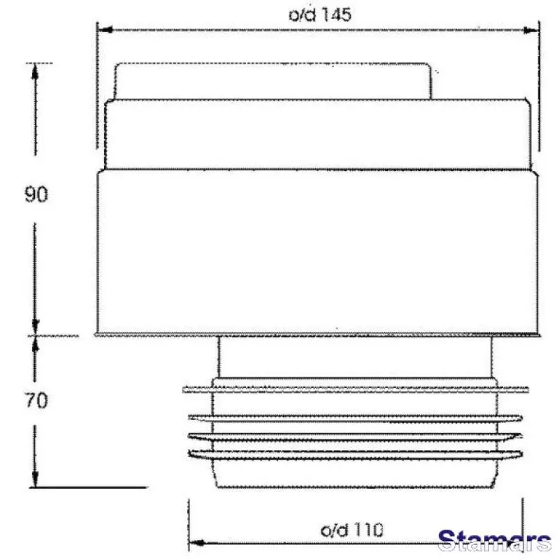 Gaisa vārsts kanalizācijai A1 klase